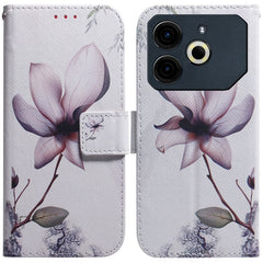 Coloured Drawing Flip Leather Phone Case