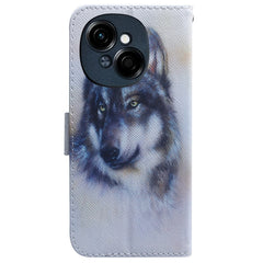 Coloured Drawing Flip Leather Phone Case