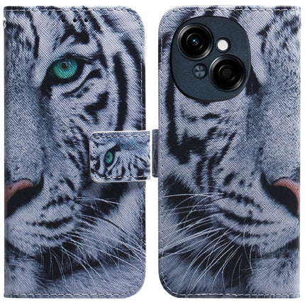 Coloured Drawing Flip Leather Phone Case, For Tecno Spark Go 1 / Pop 9 Pro, For Tecno Camon 30 Premier 5G