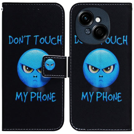 Coloured Drawing Flip Leather Phone Case, For Tecno Spark Go 1 / Pop 9 Pro, For Tecno Camon 30 Premier 5G