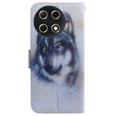Coloured Drawing Flip Leather Phone Case