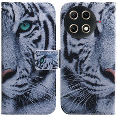 Coloured Drawing Flip Leather Phone Case
