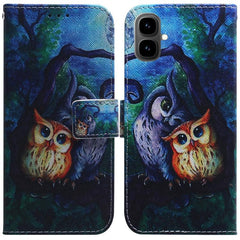 Coloured Drawing Flip Leather Phone Case