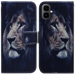 Coloured Drawing Flip Leather Phone Case