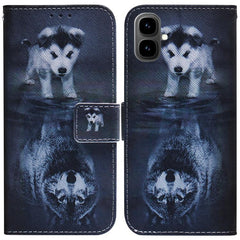 Coloured Drawing Flip Leather Phone Case
