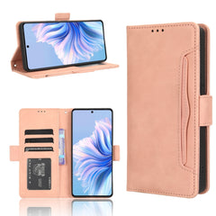 Skin Feel Calf Texture Card Slots Leather Phone Case, For Tecno Pova 5 Pro, For Tecno Pova Neo 3, For Tenco Pova 5 4G, For Tecno Camon 20 Premier 5G