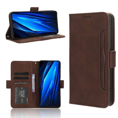 Skin Feel Calf Texture Card Slots Leather Phone Case, For Tecno Pova 5 Pro, For Tecno Pova Neo 3, For Tenco Pova 5 4G, For Tecno Camon 20 Premier 5G