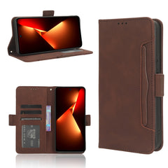 Skin Feel Calf Texture Card Slots Leather Phone Case, For Tecno Pova 5 Pro, For Tecno Pova Neo 3, For Tenco Pova 5 4G, For Tecno Camon 20 Premier 5G