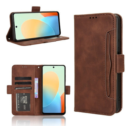 Skin Feel Calf Texture Card Slots Leather Phone Case, For Tecno Pova 6 Pro 5G, For Tecno Spark 20 Pro+ 4G KJ7, For Tecno Spark 20 Pro 4G KJ6, For Tecno Spark Go 2024 / Spark 20C