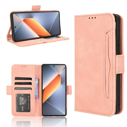 Skin Feel Calf Texture Card Slots Leather Phone Case, For Tecno Spark 20 Pro 5G, For Tecno Camon 30 Premier 5G, For Tecno Pova 6 Neo 4G, For Tecno Pova 6 4G