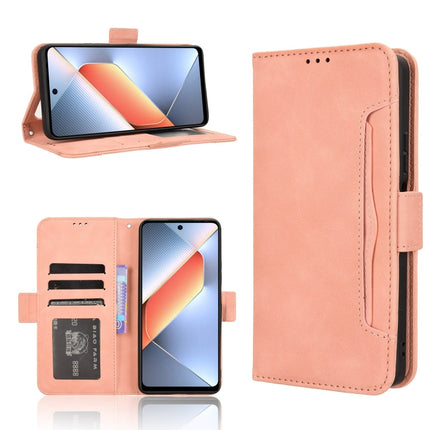 Skin Feel Calf Texture Card Slots Leather Phone Case, For Tecno Spark 20 Pro 5G, For Tecno Camon 30 Premier 5G, For Tecno Pova 6 Neo 4G, For Tecno Pova 6 4G