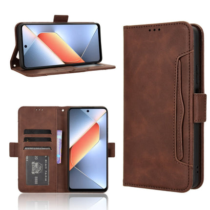 Skin Feel Calf Texture Card Slots Leather Phone Case, For Tecno Spark 20 Pro 5G, For Tecno Camon 30 Premier 5G, For Tecno Pova 6 Neo 4G, For Tecno Pova 6 4G