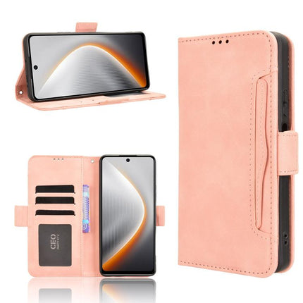 Skin Feel Calf Texture Card Slots Leather Phone Case, For Tecno Pova 7 4G, For Tecno Spark Go 2 4G, For Tecno Pova Curve 5G, For Tecno Camon 40 Pro 4G / 5G