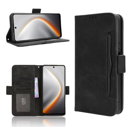 Skin Feel Calf Texture Card Slots Leather Phone Case, For Tecno Pova 7 4G, For Tecno Spark Go 2 4G, For Tecno Pova Curve 5G, For Tecno Camon 40 Pro 4G / 5G