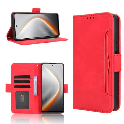Skin Feel Calf Texture Card Slots Leather Phone Case, For Tecno Pova 7 4G, For Tecno Spark Go 2 4G, For Tecno Pova Curve 5G, For Tecno Camon 40 Pro 4G / 5G
