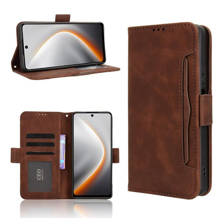 Skin Feel Calf Texture Card Slots Leather Phone Case, For Tecno Pova 7 4G, For Tecno Spark Go 2 4G, For Tecno Pova Curve 5G, For Tecno Camon 40 Pro 4G / 5G