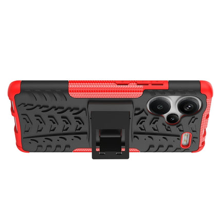 Tire Texture TPU + PC Phone Case with Holder, For Xiaomi Redmi Note 13 Pro+ 5G, For Xiaomi Redmi Note 13 Pro 5G Global, For Xiaomi Redmi 12 4G, For Xiaomi Redmi Note 12S / 11S / 11, For Xiaomi Redmi Note 12 4G Global