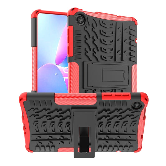 Tire Texture TPU + PC Tablet Case with Holder, For Lenovo Tab M8 4th Gen