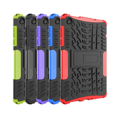 Tire Texture TPU + PC Tablet Case with Holder, For Lenovo Tab M8 4th Gen