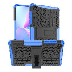 Tire Texture TPU + PC Tablet Case with Holder, For Lenovo Tab M8 4th Gen, For Lenovo Tab M10