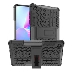 Tire Texture TPU + PC Tablet Case with Holder, For Lenovo Tab M8 4th Gen