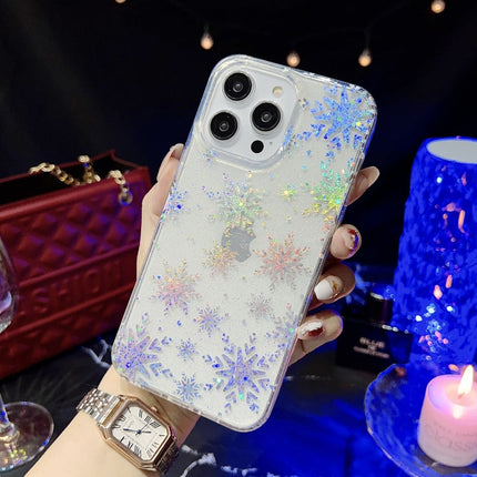 Little Star Series Glitter Powder TPU Phone Case, For iPhone 14, For iPhone 14 Pro