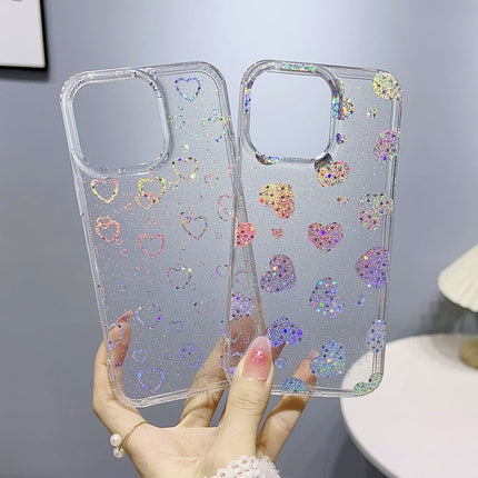 Little Star Series Glitter Powder TPU Phone Case, For iPhone 14, For iPhone 14 Pro