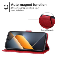Leather Phone Case, For Tecno Pova 6 Pro, For Tecno Spark 20 Pro+, For Tecno Spark 20 Pro, For Tecno Spark 20C, For Tecno Spark 20, For Tecno Spark Go 2024