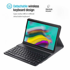 DY-M10P For Lenovo Smart Tab M10 HPD Plus TB-X606F 10.3 inch 2 in 1 Removable Magnetic ABS Bluetooth Keyboard + Protective Leather Case with Stand & Sleep / Wake-up Function