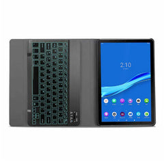 DY-M10P For Lenovo Smart Tab M10 HPD Plus TB-X606F 10.3 inch 2 in 1 Removable Magnetic ABS Bluetooth Keyboard + Protective Leather Case with Stand & Sleep / Wake-up Function