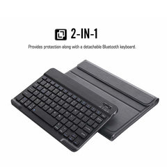 DY-M10P For Lenovo Smart Tab M10 HPD Plus TB-X606F 10.3 inch 2 in 1 Removable Magnetic ABS Bluetooth Keyboard + Protective Leather Case with Stand & Sleep / Wake-up Function