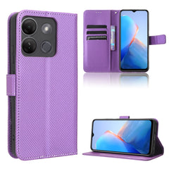 Diamond Texture Leather Phone Case, For Infinix GT 10 Pro, For Infinix Hot 30 5G X6832, For Infinix Smart 7 Plus, For Infinix Note 30 5G, For Infinix Smart 7 HD X6516, For Infinix Note 30i