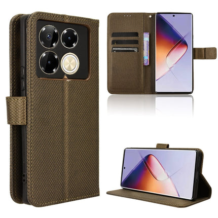 Diamond Texture Leather Phone Case, For Infinix Note 40 5G, For Infinix GT 20 Pro 5G, For Infinix Note 40 Pro 4G, For Infinix Note 40 Pro 5G