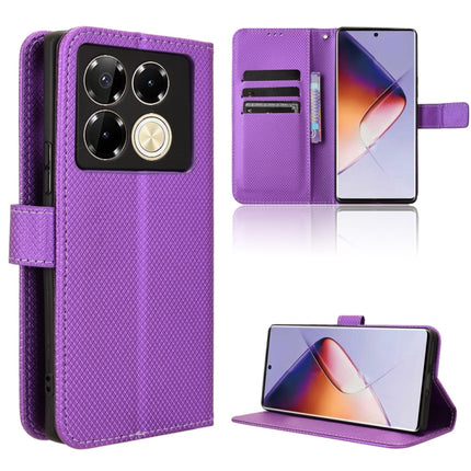 Diamond Texture Leather Phone Case, For Infinix Note 40 5G, For Infinix GT 20 Pro 5G, For Infinix Note 40 Pro 4G, For Infinix Note 40 Pro 5G