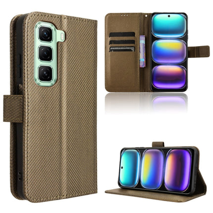 Diamond Texture Leather Phone Case, For Infinix Hot 50i 4G / Smart 9 4G, For Infinix Hot 50 Pro+ 4G, For Infinix Hot 50 4G, For Infinix Hot 50 5G