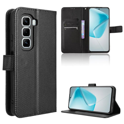 Diamond Texture Leather Phone Case, For Infinix Hot 50 Pro 4G, For Infinix Hot 50i 4G / Smart 9 4G, For Infinix Hot 50 Pro+ 4G, For Infinix Hot 50 4G