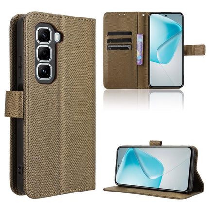Diamond Texture Leather Phone Case, For Infinix Hot 50 Pro 4G, For Infinix Hot 50i 4G / Smart 9 4G, For Infinix Hot 50 Pro+ 4G, For Infinix Hot 50 4G