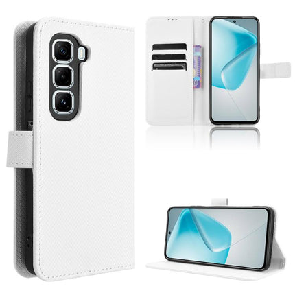 Diamond Texture Leather Phone Case, For Infinix Hot 50i 4G / Smart 9 4G, For Infinix Hot 50 Pro+ 4G, For Infinix Hot 50 4G, For Infinix Hot 50 5G