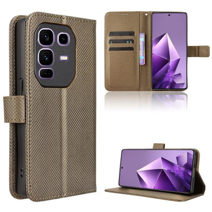 Diamond Texture Leather Phone Case, For Infinix Note 50s 5G, For Infinix Note 50x 5G, For Infinix Note 50 Pro+, For Infinix Note 50 4G / Note 50 Pro 4G