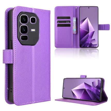 Diamond Texture Leather Phone Case, For Infinix Note 50s 5G, For Infinix Note 50x 5G, For Infinix Note 50 Pro+, For Infinix Note 50 4G / Note 50 Pro 4G