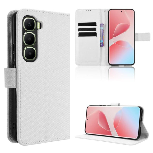 Diamond Texture Leather Phone Case, For Infinix Hot 60 Pro 4G, For Infinix Smart 10 Plus 4G, For Infinix Smart 10 / Tecno Pop 10 4G, For Infinix GT 30 Pro 5G