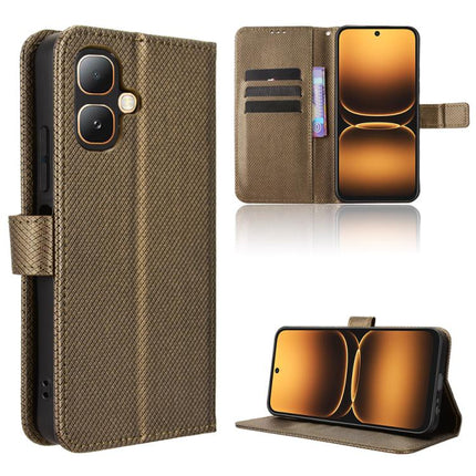 Diamond Texture Leather Phone Case, For Infinix GT 50 Pro 5G, For Infinix Note 60 Ultra 5G, For Infinix Note Edge 5G, For Infinix Smart 20 4G