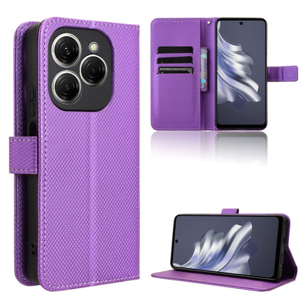 Diamond Texture Leather Phone Case, For Tecno Pova 6 Pro 5G, For Tecno Spark 20 Pro+ 4G, For Tecno Spark 20 Pro 4G, For Tecno Spark Go 2024