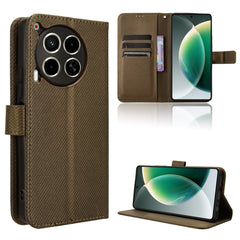 Diamond Texture Leather Phone Case, For Tecno Camon 30 Pro 5G, For Tecno Camon 30 5G / 4G, For Tecno Pova 6 Pro 5G, For Tecno Spark 20 Pro+ 4G