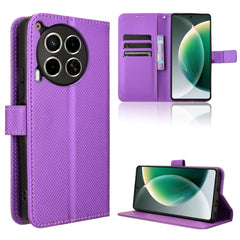 Diamond Texture Leather Phone Case, For Tecno Camon 30 Pro 5G, For Tecno Camon 30 5G / 4G, For Tecno Pova 6 Pro 5G, For Tecno Spark 20 Pro+ 4G