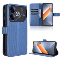 Diamond Texture Leather Phone Case, For Tecno Spark 20 Pro 5G, For Tecno Camon 30 Premier 5G, For Tecno Pova 6 Neo 4G, For Tecno Pova 6 4G