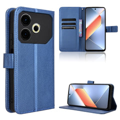 Diamond Texture Leather Phone Case, For Tecno Spark 20 Pro 5G, For Tecno Camon 30 Premier 5G, For Tecno Pova 6 Neo 4G, For Tecno Pova 6 4G