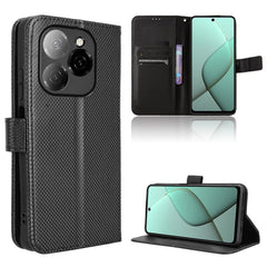 Diamond Texture Leather Phone Case, For Tecno Spark 20 Pro 5G, For Tecno Camon 30 Premier 5G, For Tecno Pova 6 Neo 4G, For Tecno Pova 6 4G
