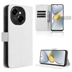 Diamond Texture Leather Phone Case, For Tecno Spark 30 Pro 4G, For Tecno Spark 30 4G, For Tecno Spark Go 1 / Pop 9 / Spark Go 2025, For Tecno Spark 30C 4G