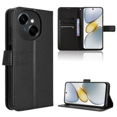 Diamond Texture Leather Phone Case, For Tecno Spark 30 Pro 4G, For Tecno Spark 30 4G, For Tecno Spark Go 1 / Pop 9 / Spark Go 2025, For Tecno Spark 30C 4G